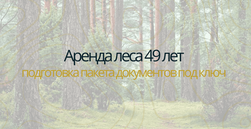 Аренда леса на 49 лет Аренда леса на 49 лет в Марксе